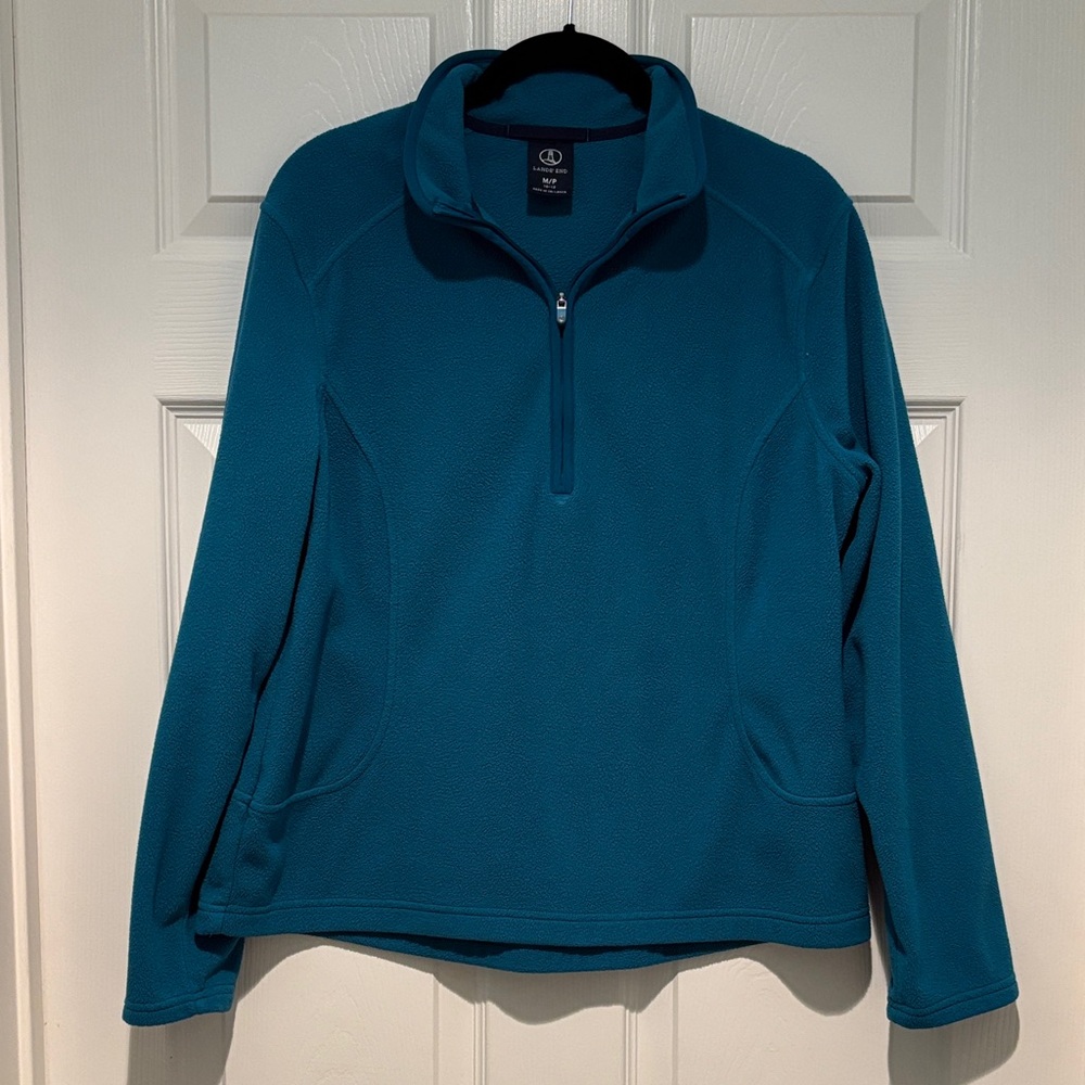 Lands' End Quarter Zip Fleece